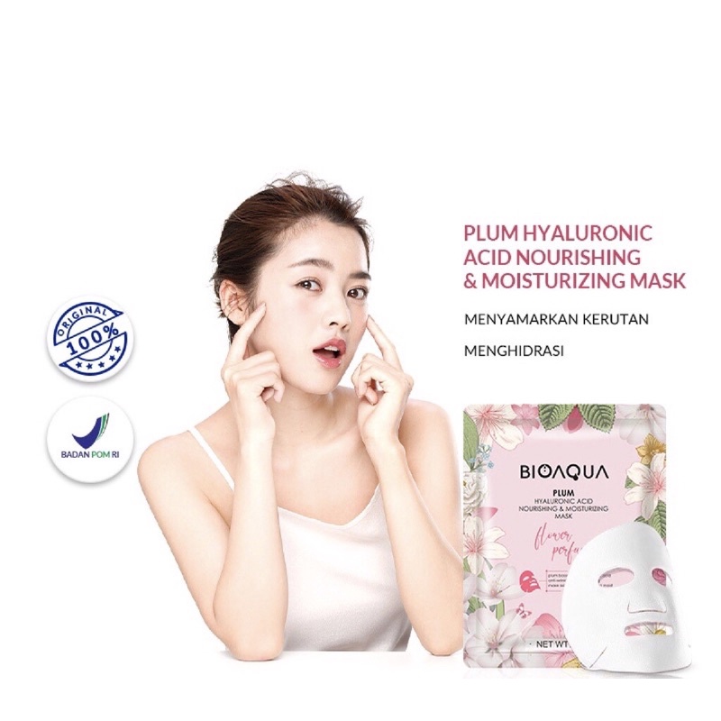 BIOAQUA sheet mask|mafaza kosmetik shett mask|glowup denan shett mask bioaqua