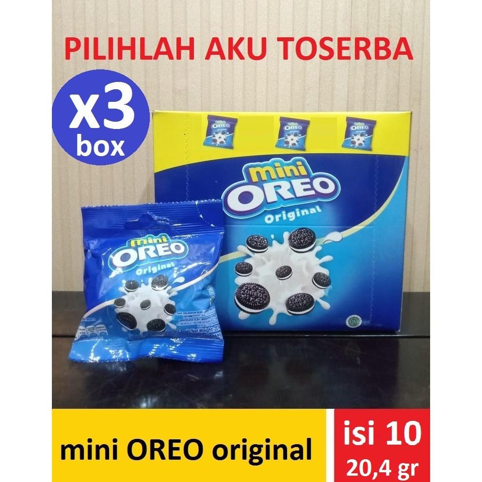 

Oreo Mini Vanilla Pouch 10 x 20,4 gr ( HARGA 3 BOX ) Best Seller