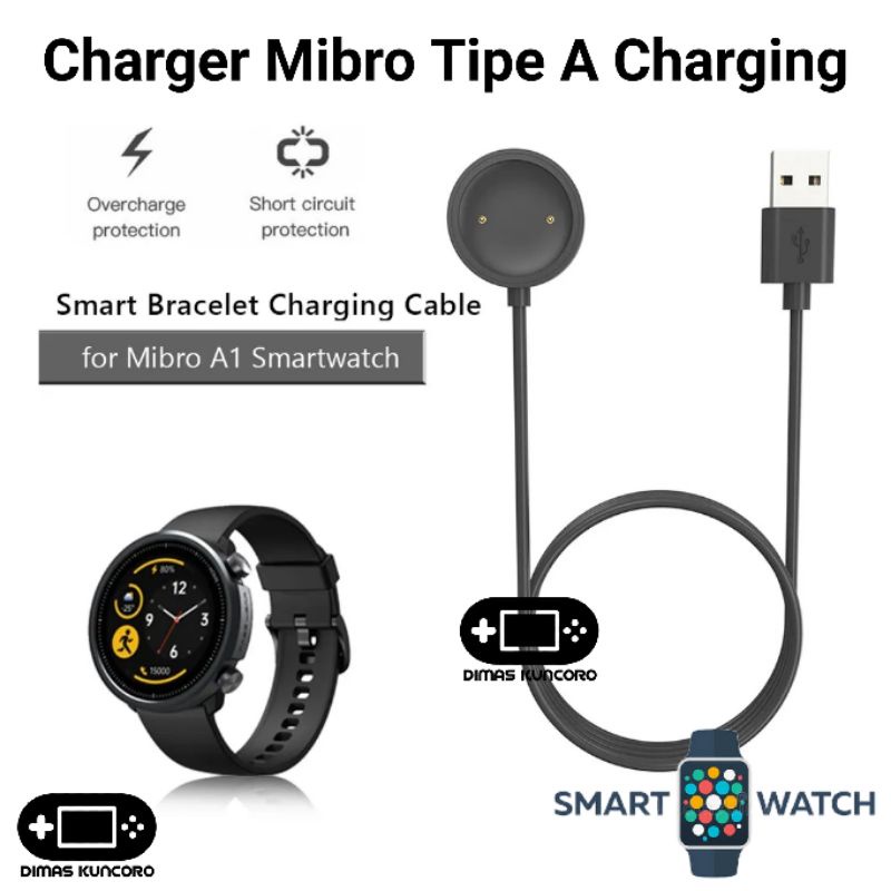 Charger Mibro Tipe A Charging kabel x1 a1 color lite xiaomi watch smartwatch