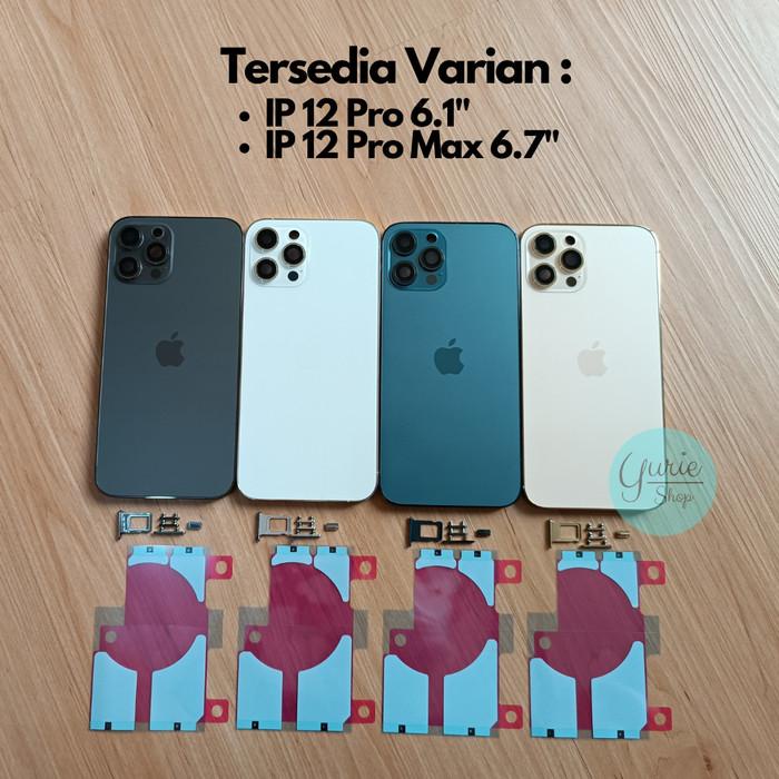 Housing Casing Kesing Back Door Fullset Iphone 12 Pro Max 4G 5G Ori