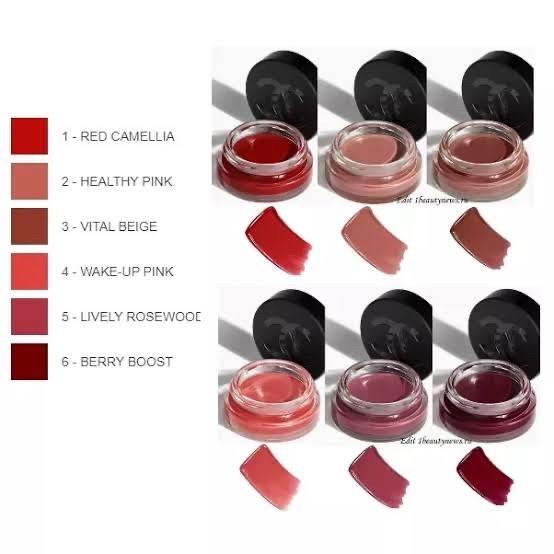 Chanel NO 1 Lip And Cheek Balm Lipstick Blush On Eyeshadow