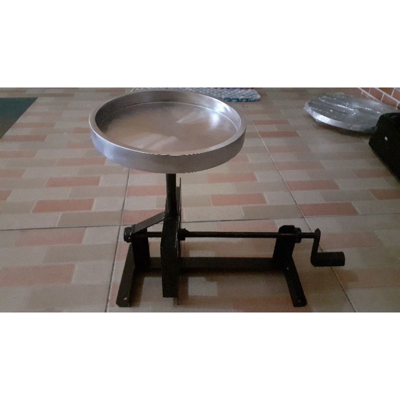 pemutar + wajan leker uk 18 baja / alumunium