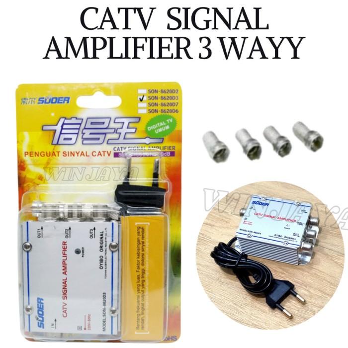 Terlaris Splitter Antena Tv 3 Way Antena Tv Pararel - Catv Signal Amplifier