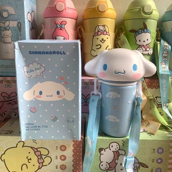 Tumbler Kepala Sanrio Miniso Kepala Botol Minum Termos My Melody Lucu