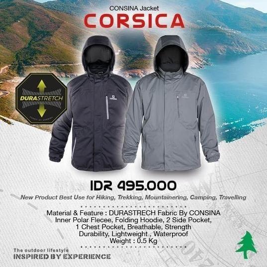 Jaket Gunung Consina Corsica / Jaket Consina Pria Dan Wanita Waterprof
