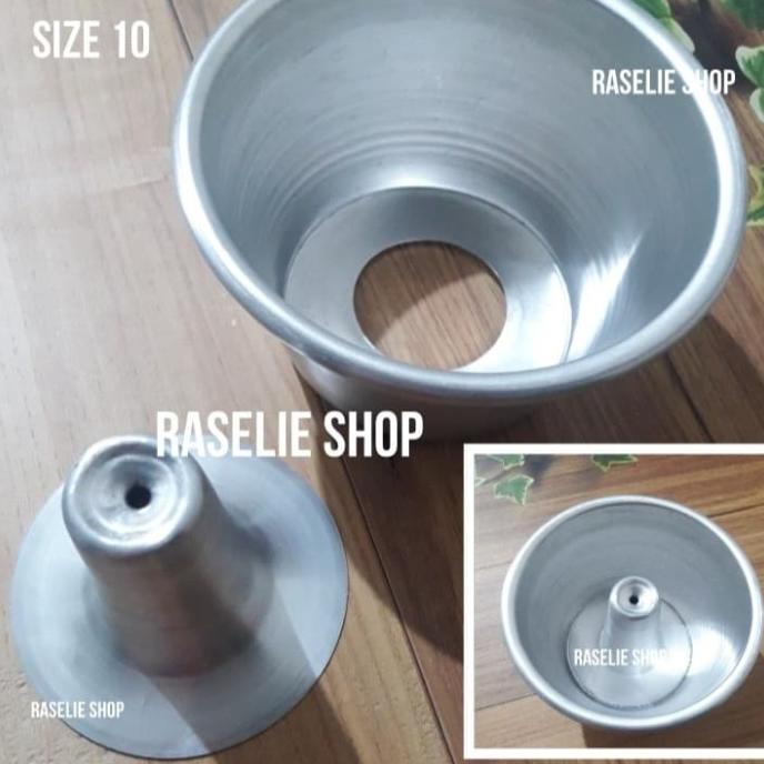 Terbaru Loyang Cetakan Chiffon / Bolu Sifon Mini Bongkar Pasang Press Size 10