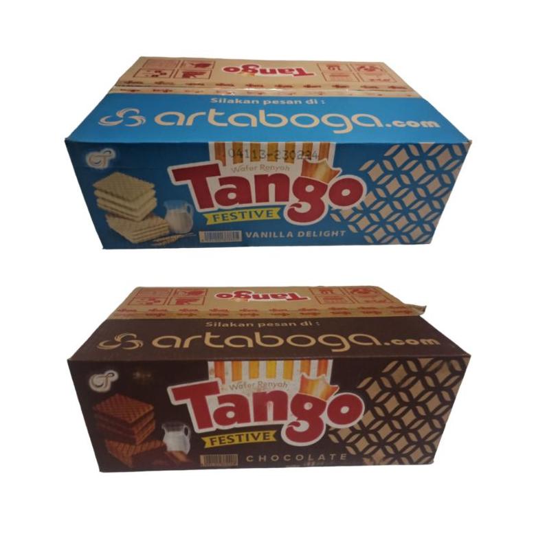 

Tango Wafer Kaleng Chocolate / Vanilla 1 dus Best Seller