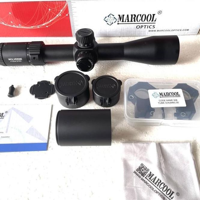 SALE Teleskop marcool wolverine 4-16x44 SfirG titik dot nyala terbaru