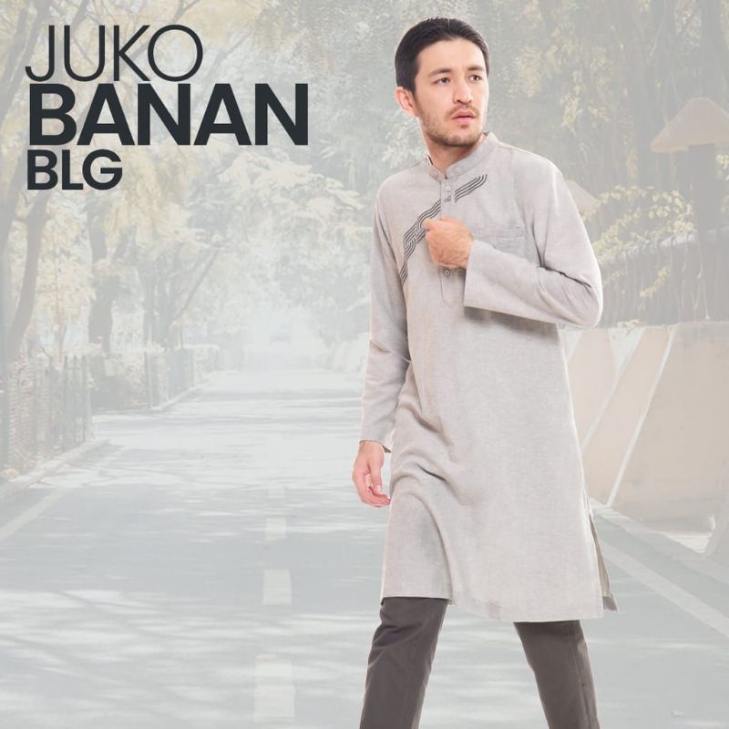 Gamis Jubah Koko Panjang Laki Laki Juko Banan Rabbani Ori