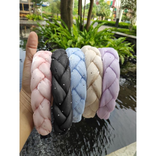 UKURAN BESAR - BANDO KEPANG SILANG ORGANDI VARIASI PERMATA - BANDO PERMATA - BANDO KEPANG PERMATA - 