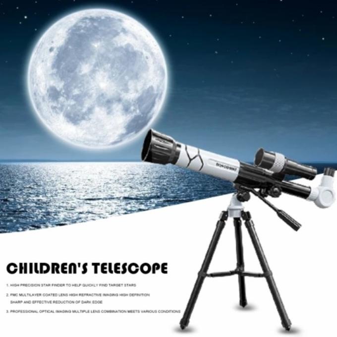 Teleskop Edukasi Kiddy Star STEM GuangxueBao Telescope Kids Astronomi