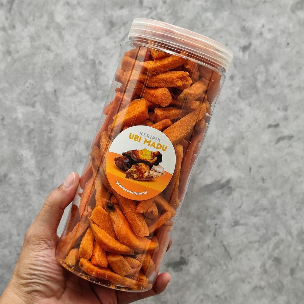 

KERIPIK UBI MADU CRISPY JUMBO 1300ml | KERIPIK SAYUR BUAH PREMIUM Best Seller