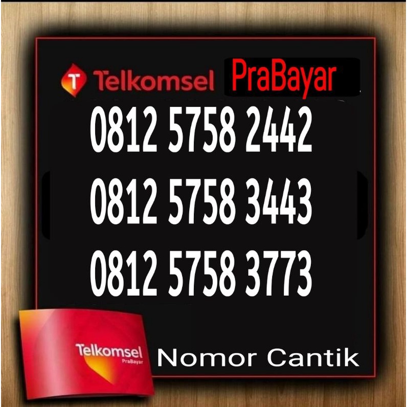 Nomor cantik nomer cantik simpati telkomsel kartu as 5758 majumapan