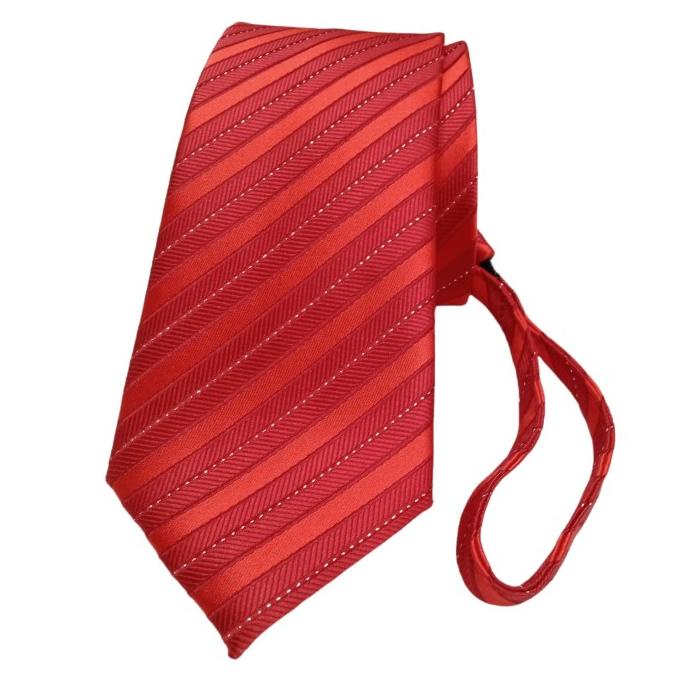 dasi merah resleting dasi zipper siap pakai dasi kantor pria mewah tie