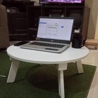 Meja Lipat Bulat Lesehan,Meja Makan Lesehan Efranyutstore