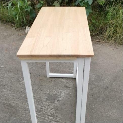 New// Meja Lipat 90 X 50 Tinggi 75 Cm Full Solid - Meja Belajar - Meja Efranyutstore