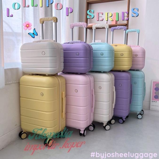 Joshee 123 koper cabin 20inch koper bagasi 24inch koper fiber tas