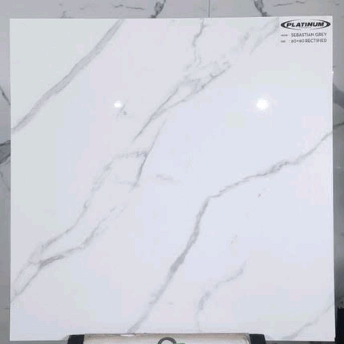 Keramik Lantai Cutting Semi Granit 60x60 Platinum Sebastian GY Pare Kediri