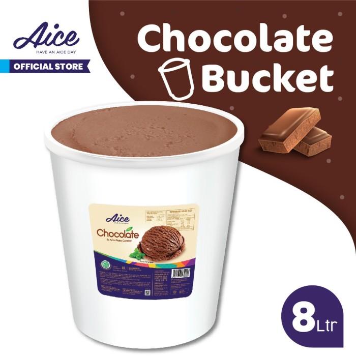 Best Seller Aice Chocolate Bucket Ice Cream Es Krim Ember 8L Eskrim