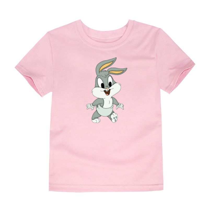 Kaos Anak Unisex Baju Anak Lengan Pendek Baby Bunny Atasan Kaos Oblong Anak 2-16Th Cod