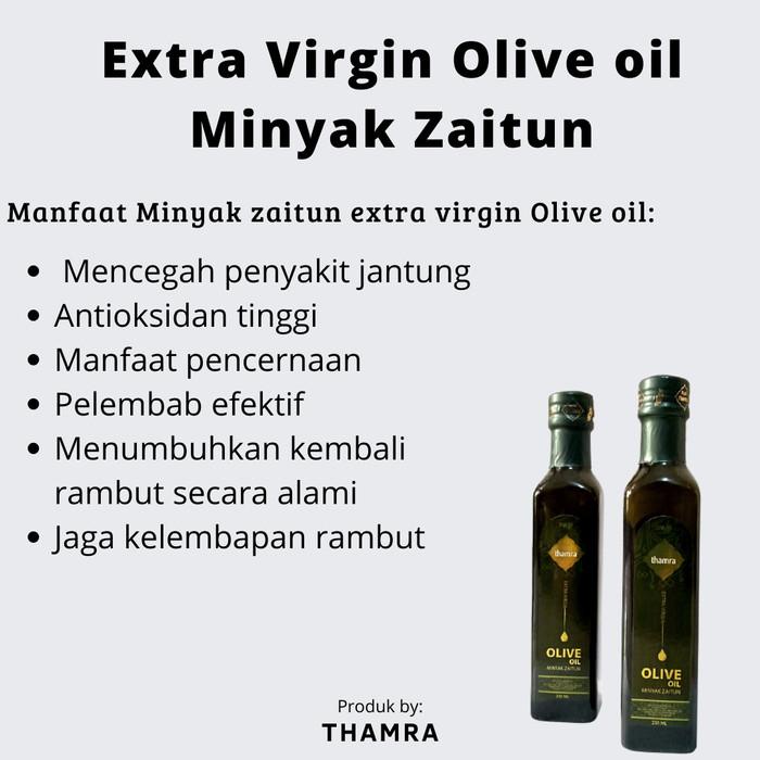 Terlaris Thamra Olive Oil Evoo Top Quality 500Ml|Minyak Zaitun Asli Turki