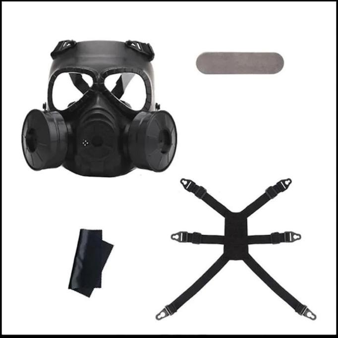 Masker Airsoft Kipas Protective Gas Mask M04 Full keh01