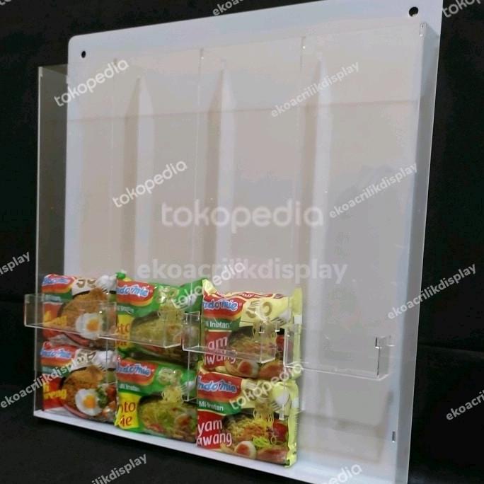 Aksesoris Akrilik Warmindo / Rak Indomie & Toping Original
