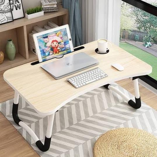 Starlight Meja Lipat Laptop Free Laci Meja Belajar Polos Serbaguna Polegindun