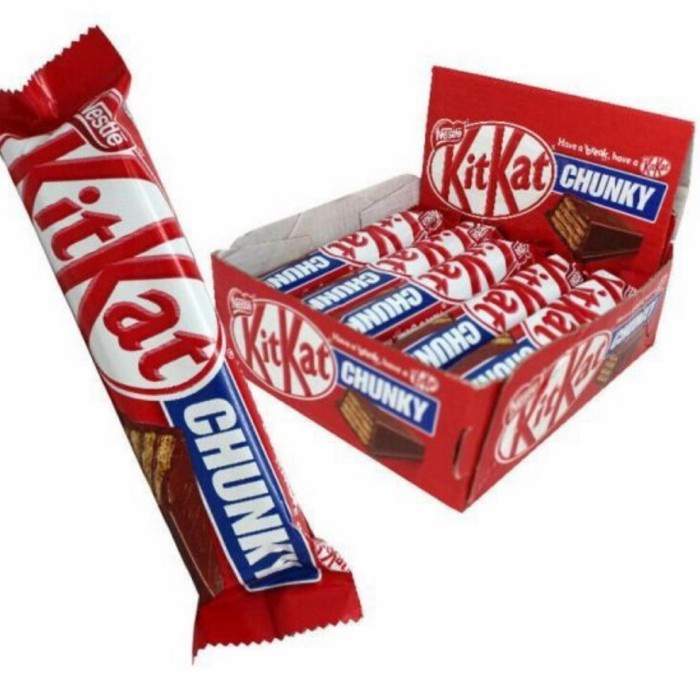 

Kit Kat Chunky Wafer coklat susu (24 pcs X 38gr) TERLARIS