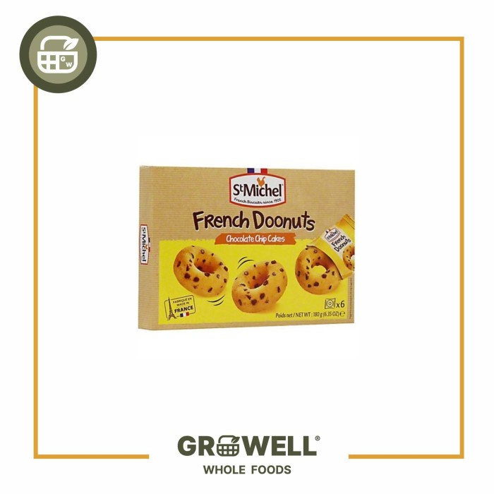 

ST. MICHEL FRENCH DOONUTS CHOCOLATE CHIPS 180GR