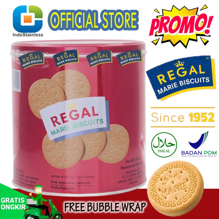 

PROMO BISKUIT MARIE REGAL KALENG BULAT 550GR BISCUIT SPECIAL TERMURAH