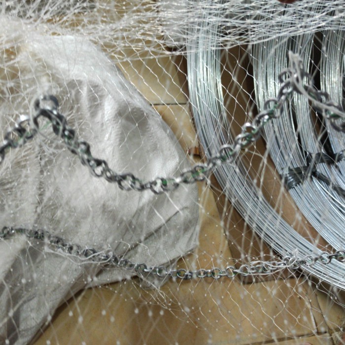 Jala Lempar Jala Ikan 4,5 Meter Lobang 2 Jari Senar 035