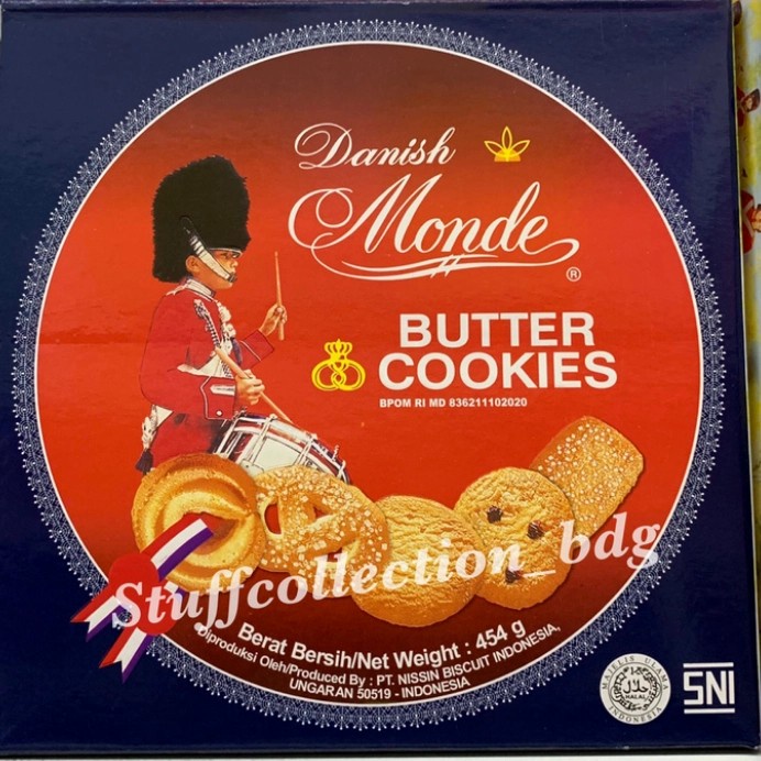 Monde butter cookies Biskuit Kaleng