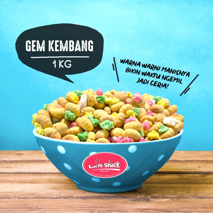 

Biskuit Manis Gem Rose Kembang Gula Jadul Snack Kiloan Eceran 1000gr