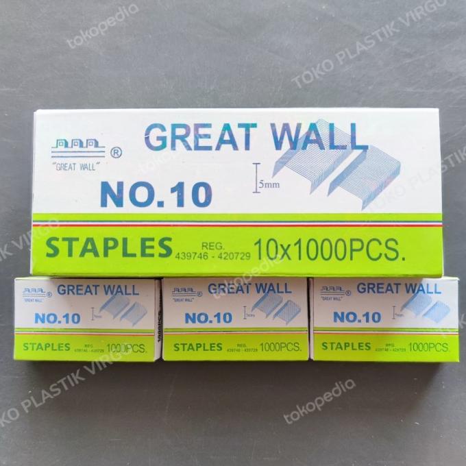 

favorit] Isi Steples No 10 Great Wall