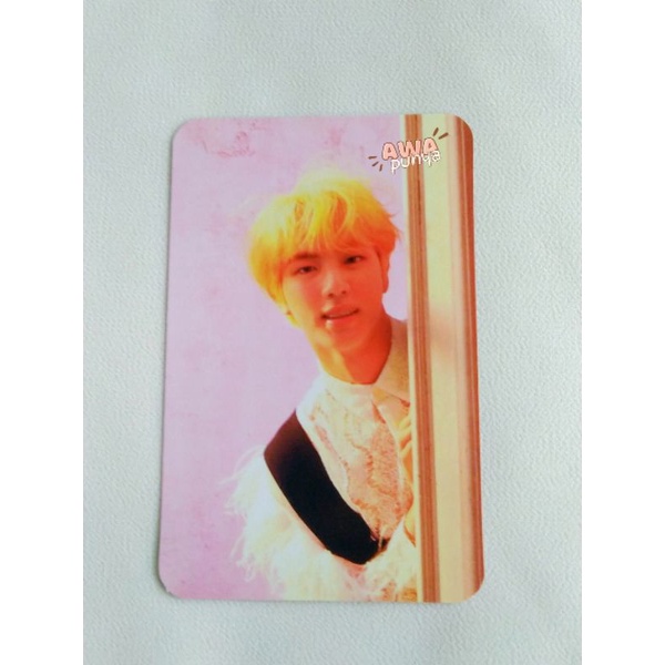 PHOTOCARD BTS JIN LOVE YOURSELF ANSWER VER E PC LY