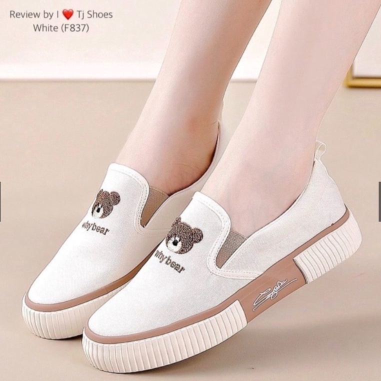 flash sale 7,7 Sepatu Wanita YOSHI Slip On Terbaru Beary WHY 01