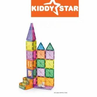 FLASH SALE KIDDY STAR SMART POCKET MAGNETIC TILES BLOCKS CASTLE SET ORIGINAL TERMURAH