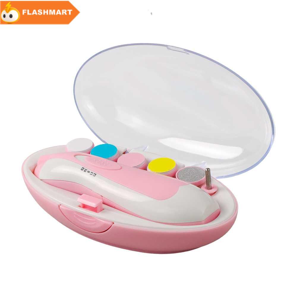 FLASHMART Alat Potong Kuku Bayi Electric Baby Nail Trimmer - TD-288