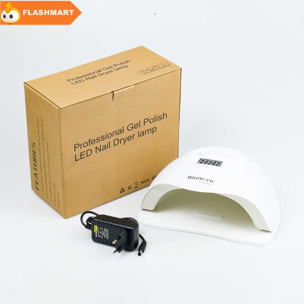 FLASHMART Pengering Kutek Kuku UV LED Nail Dryer 72 W 36 LED - X5 Plus