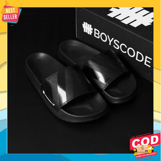 Sandal Terbaru Pria Terpopuler / Sandal Slop / Sandal Slide / Sandal Pria Murah / Sandal Kekinian Se