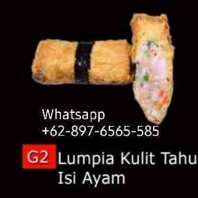 

Dimsum Lumpia Kulit Tahu isi 12pcs Frozen (dibuat Chef Singapore)