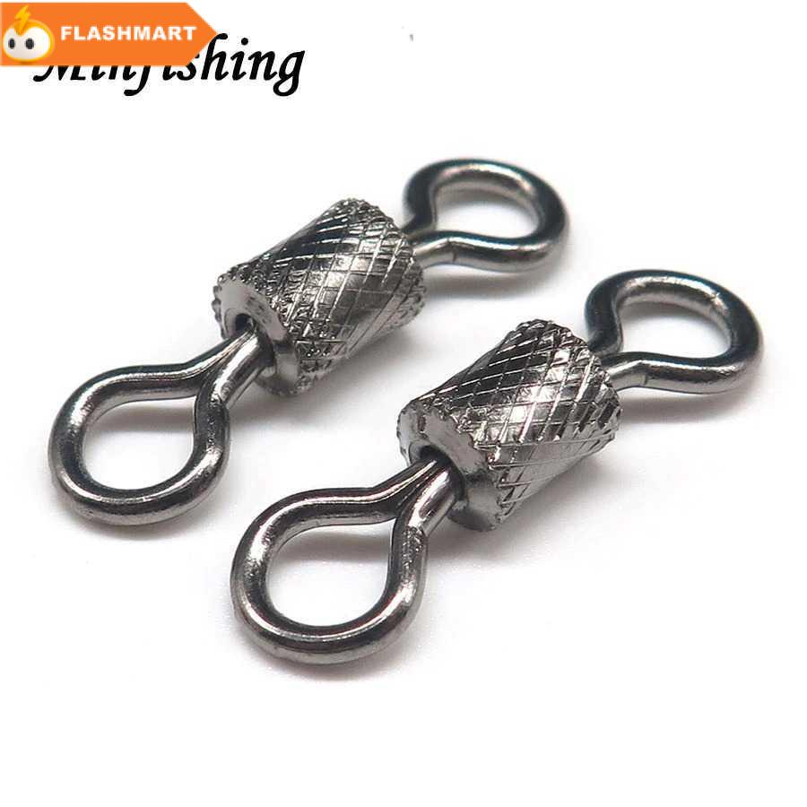 FLASHMART  Konektor Kail Pancing Rolling Swivel Fishing 100PCS - YH12