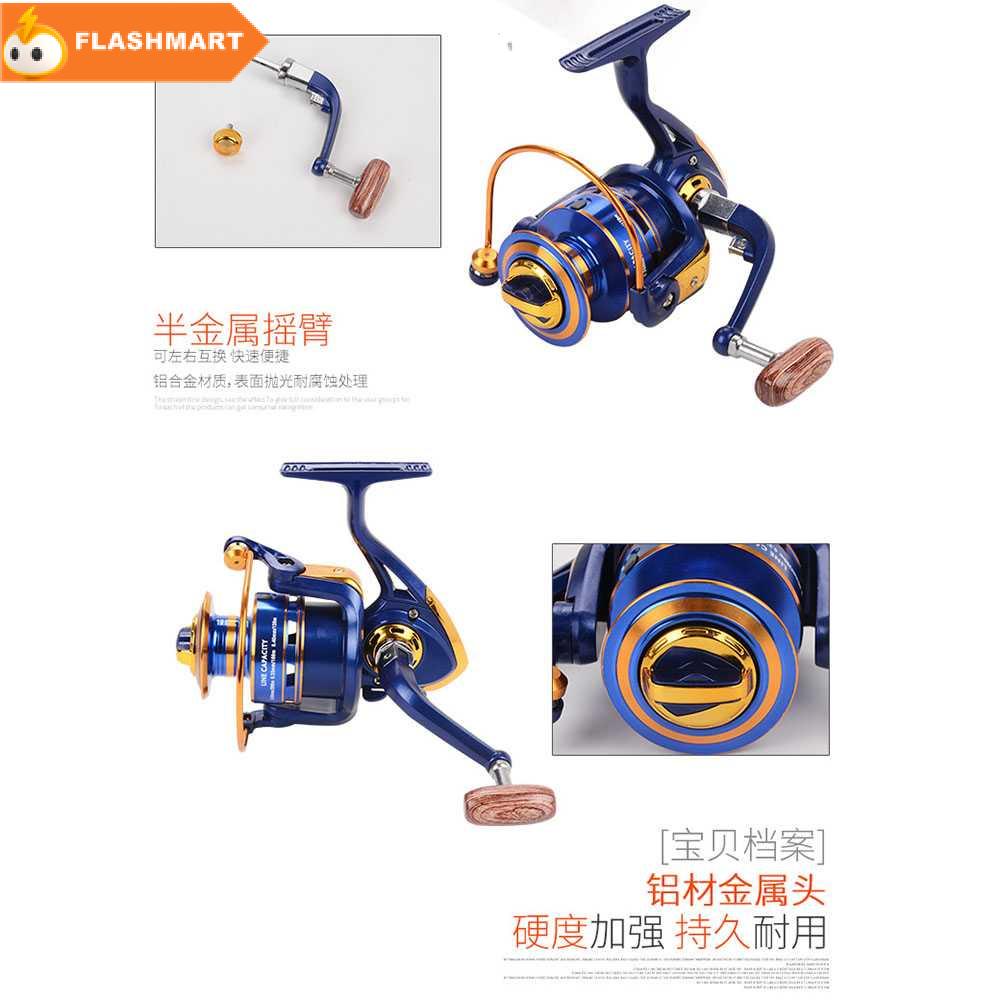 FLASHMART Gulungan Pancing FH5000 Fishing Spinning Reel 10 Ball Bearing