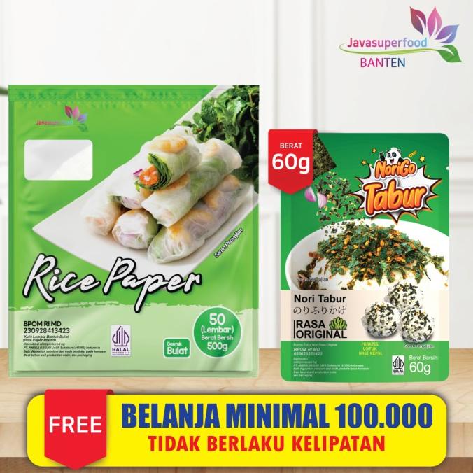 

[BELI 3 GRATIS 1] Rice Paper / Kulit Lumpia Vietnam BANH TRANG 500g