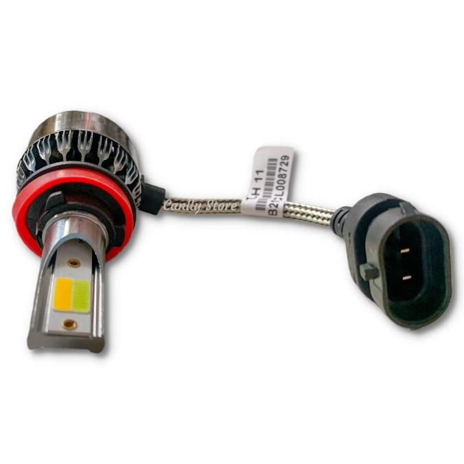 Lampu Foglamp Led 3 Warna H11 H8 H9 Strobo Mode