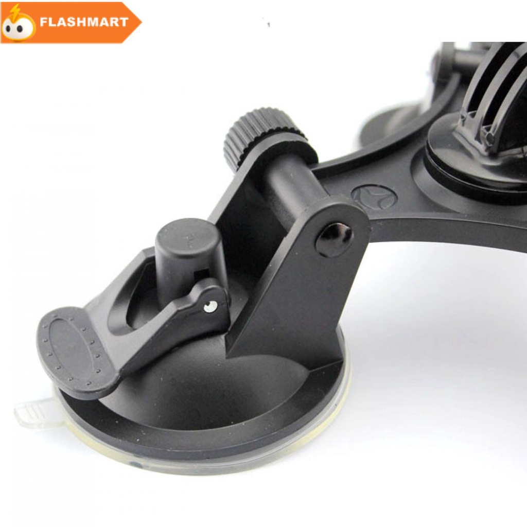 FLASHMART 3 Feets Triangle Suction Cup Glass Mount for Xiaomi Yi / GoPro