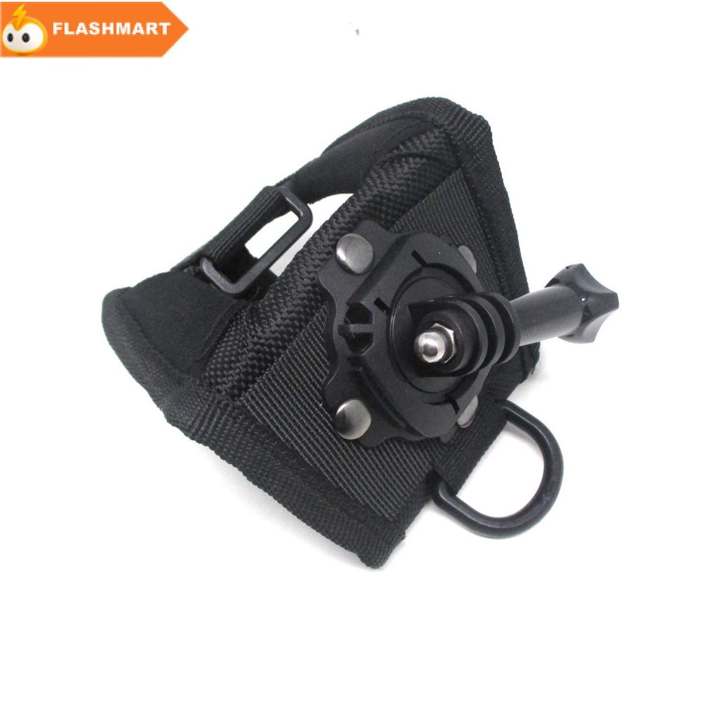 FLASHMART Glove Style Velcro Wrist Band with Mount for Xiaomi Yi and GoPro