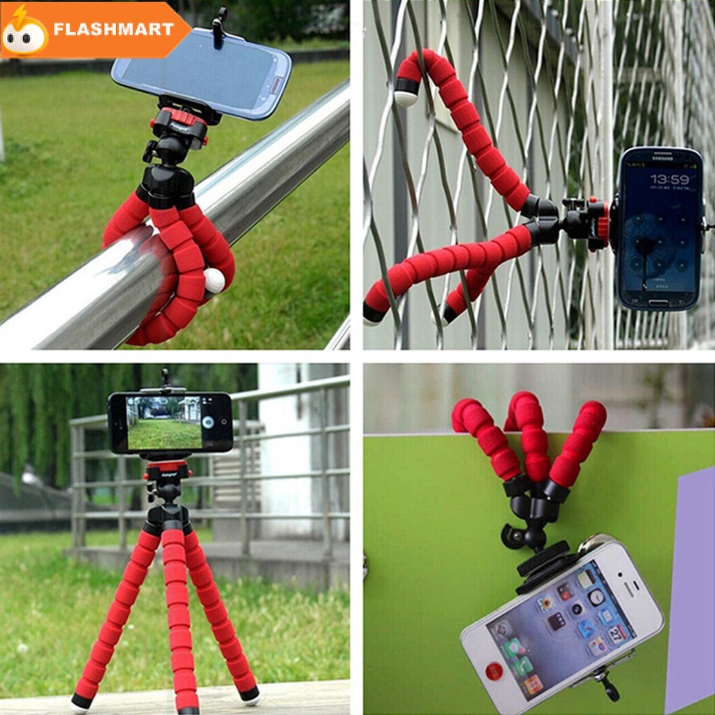 FLASHMART COOLJIER Mini Tripod Octopus for Action Camera Smartphone - XTK75