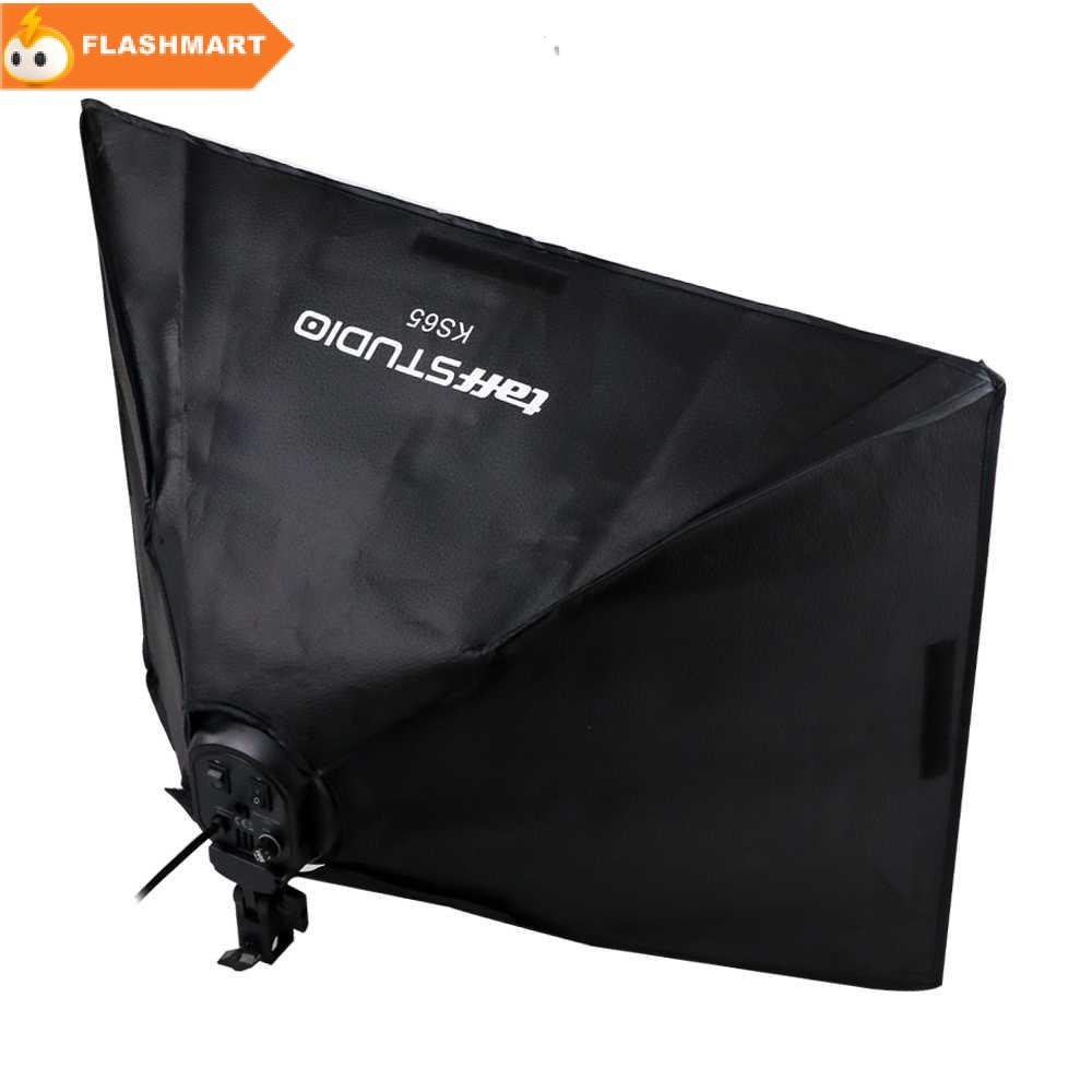 FLASHMART TaffSTUDIO Payung Softbox Reflektor 50x70cm E27 Four Lamp Socket - KS65